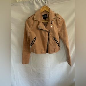 Faux suede jacket